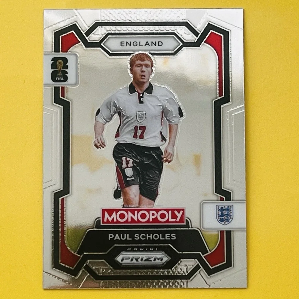 2026 Panini Prizm Monopoly‎ FIFA World Cup Paul Scholes Silver Prizm England #24